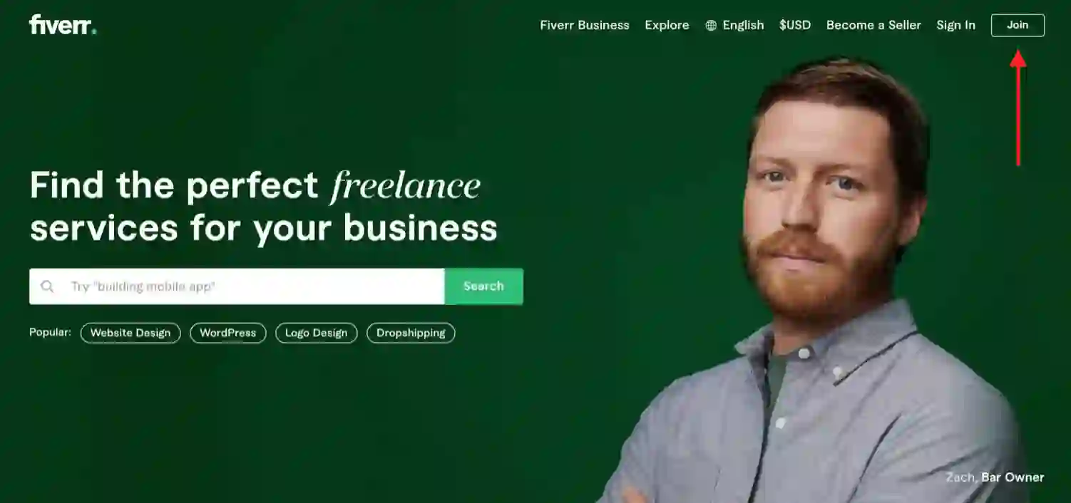 fiverr-register1 make extra money