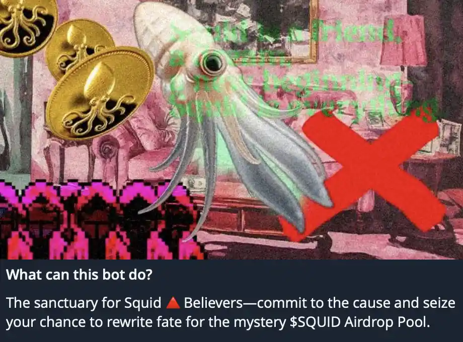 Squid airdrop reward