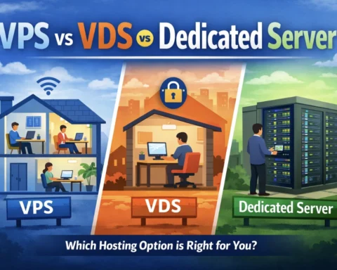 difference between VPS and dedicated server